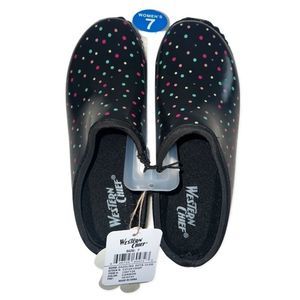 Western Chief Polka Dot Waterproof Gardening Clogs